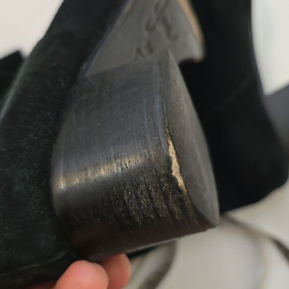 Joie Black Suede Boots 38 - Picture 10 of 11